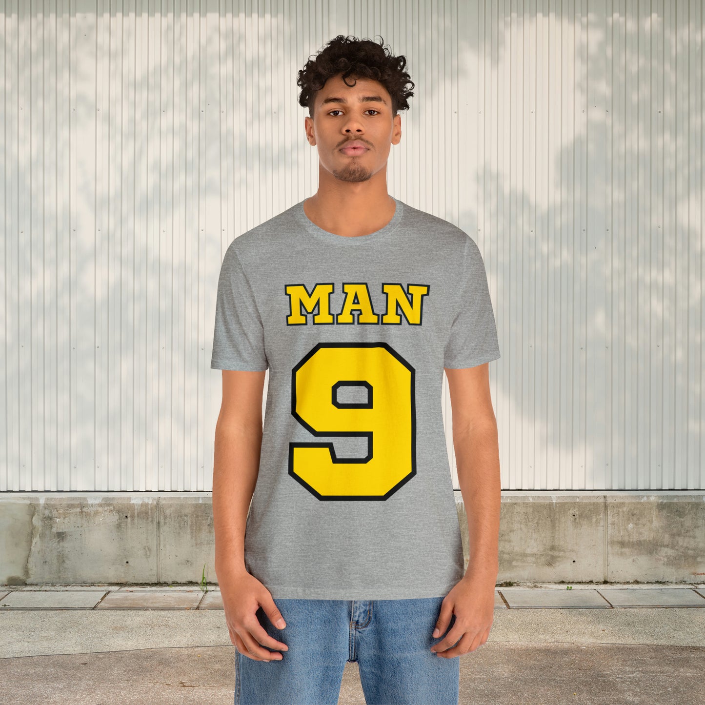 Match Made in Love: Man 9 - Sports-inspired Men's Tee, Winning Together