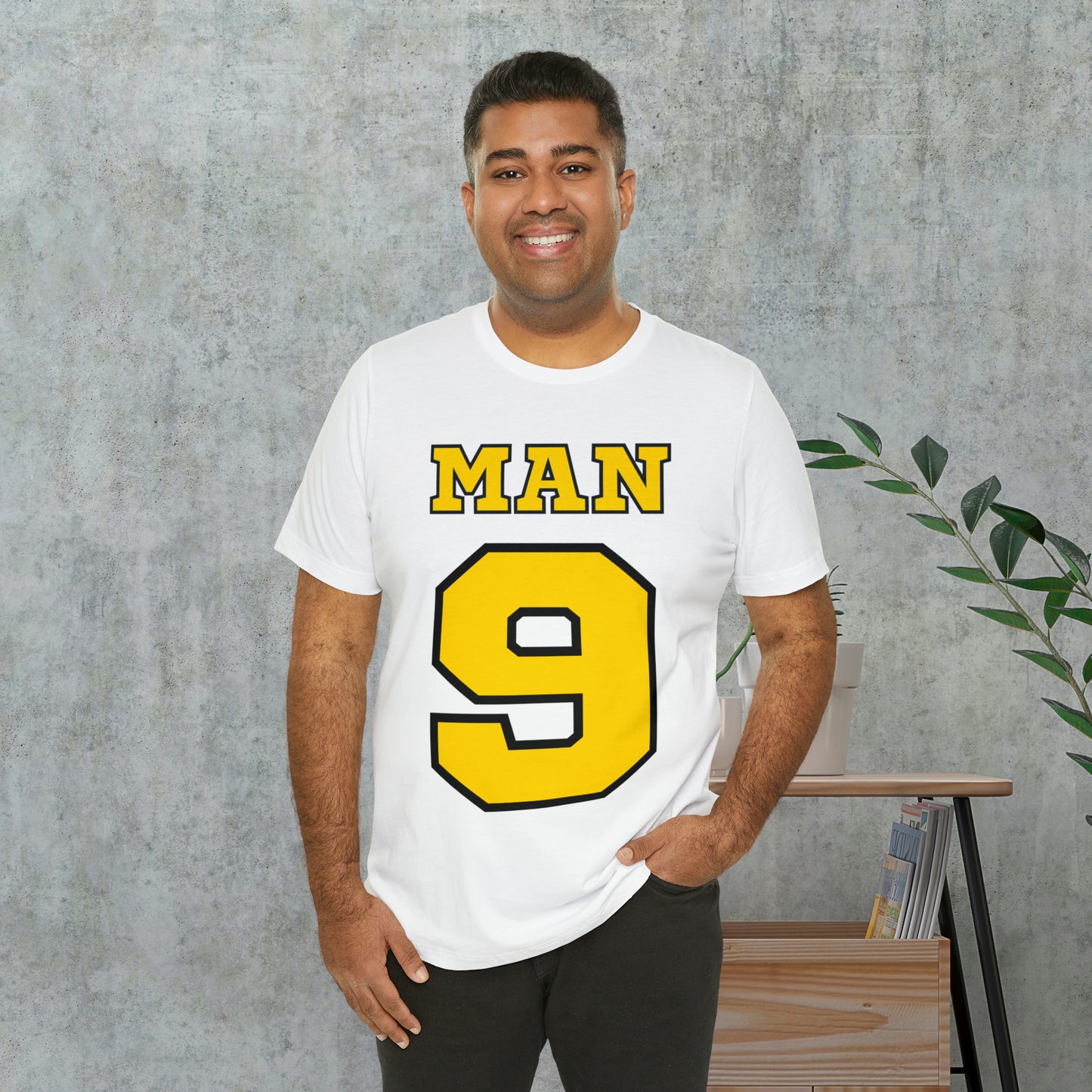 Match Made in Love: Man 9 - Sports-inspired Men's Tee, Winning Together