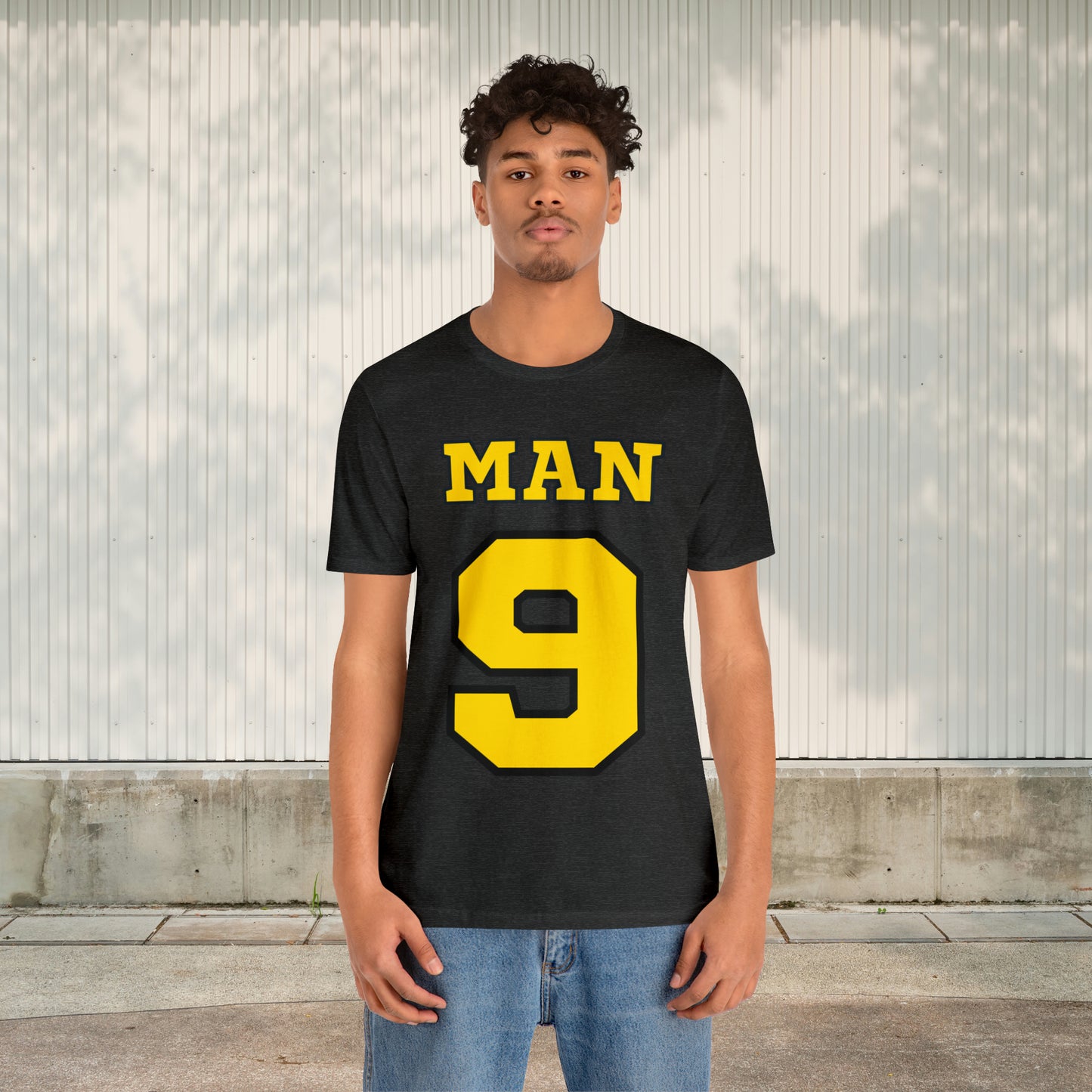 Match Made in Love: Man 9 - Sports-inspired Men's Tee, Winning Together