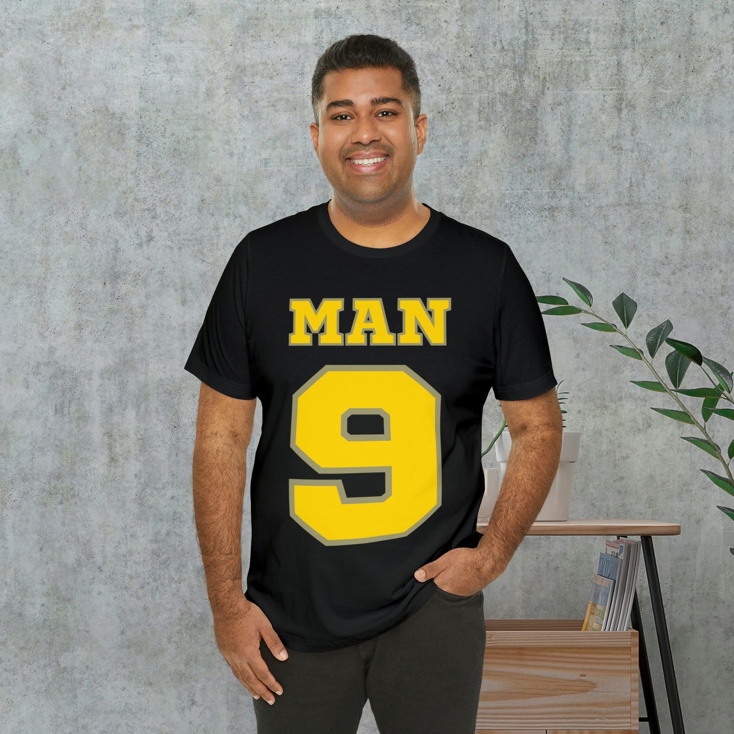 Match Made in Love: Man 9 - Sports-inspired Men's Tee, Winning Together