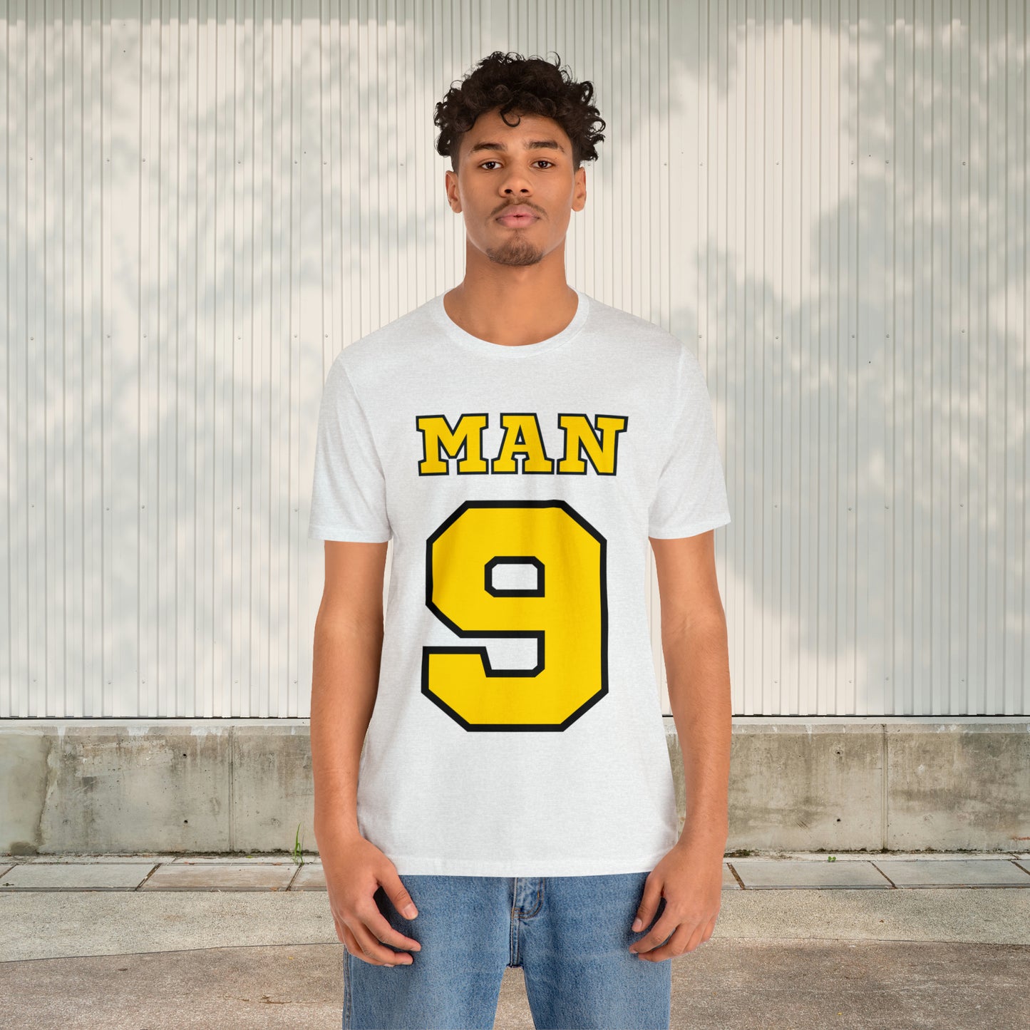 Match Made in Love: Man 9 - Sports-inspired Men's Tee, Winning Together
