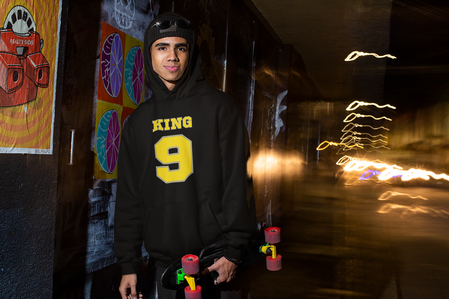Black King Hoodie - Match Made in Love: 69 Sports-style