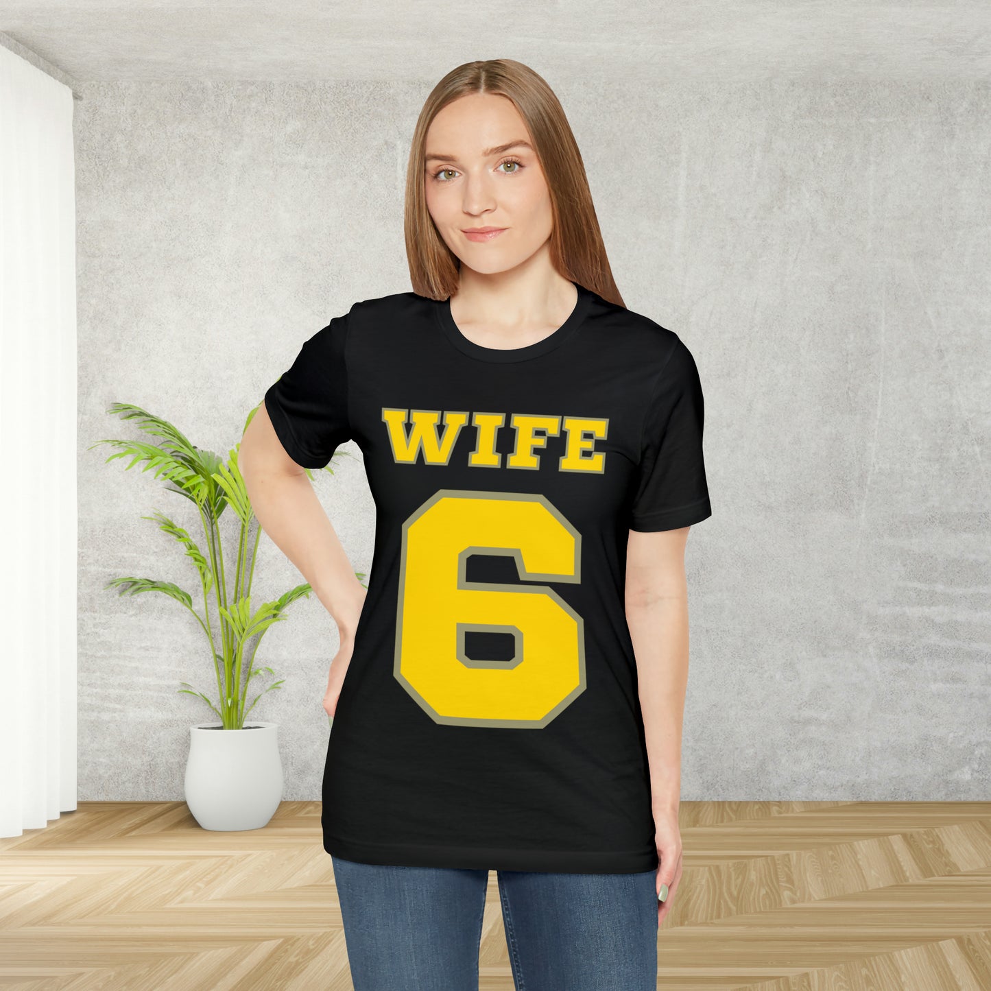 Match Made in Love:  Wife 6 - Sports-inspired Women's Tee, Winning Together