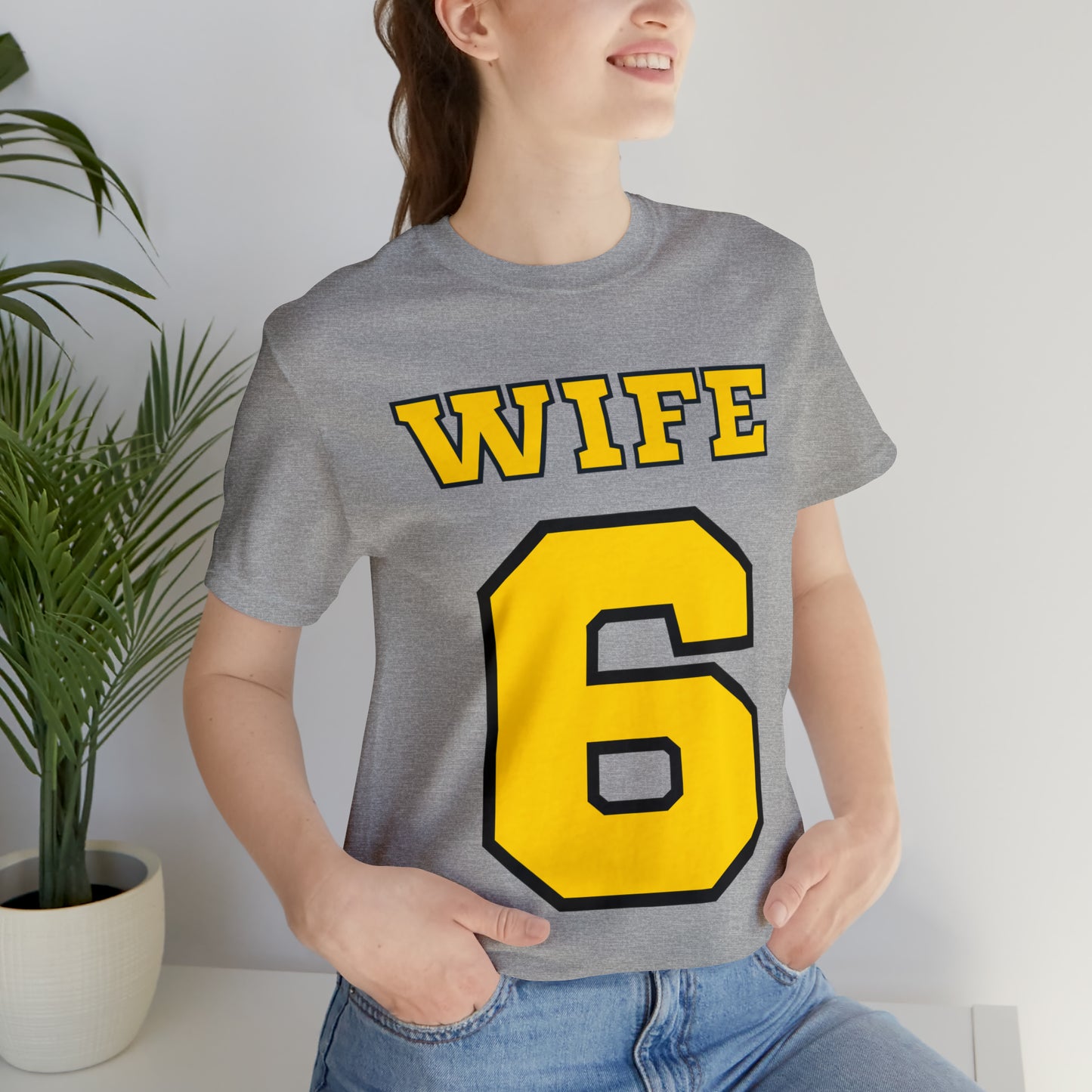 Match Made in Love:  Wife 6 - Sports-inspired Women's Tee, Winning Together