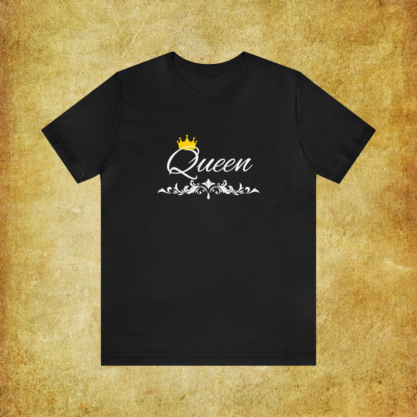 Crowned Queen T-Shirt - Hand-Written Typography