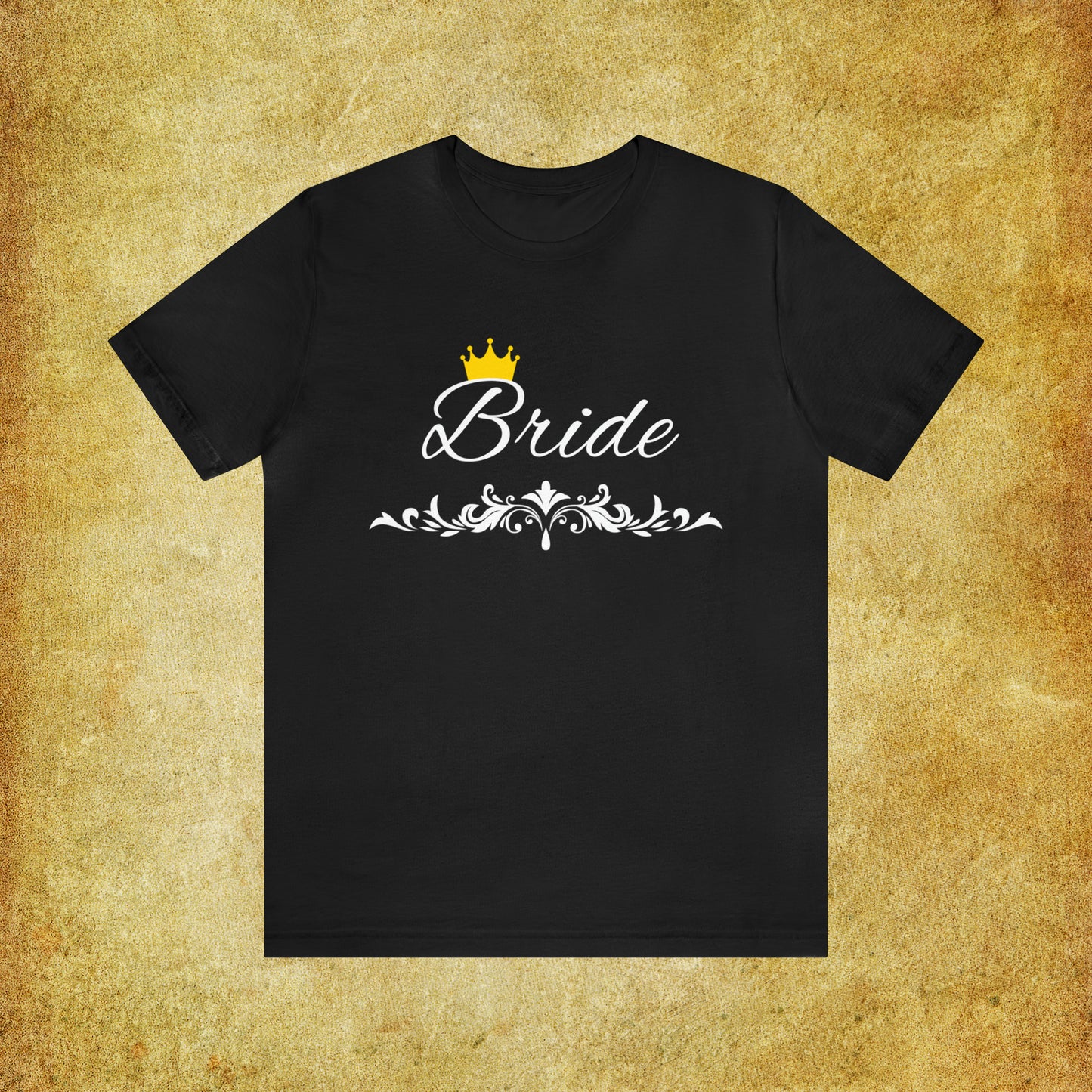 Crowned Bride T-Shirt - Hand-Written Typography