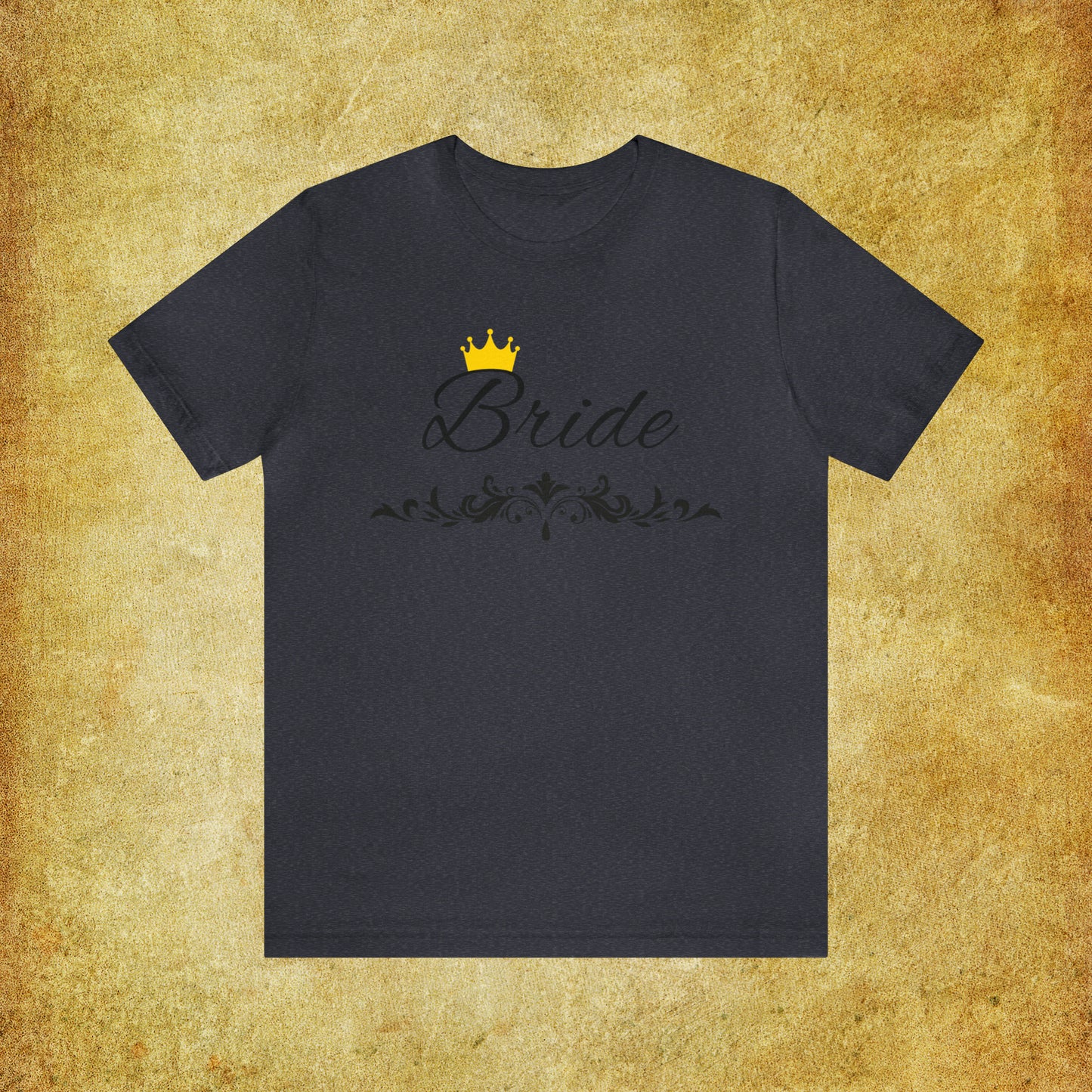 Crowned Bride T-Shirt - Hand-Written Typography