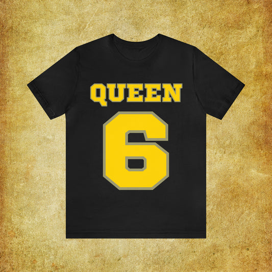 Match Made in Love:  Queen 6 - Sports-inspired Women's Tee, Winning Together