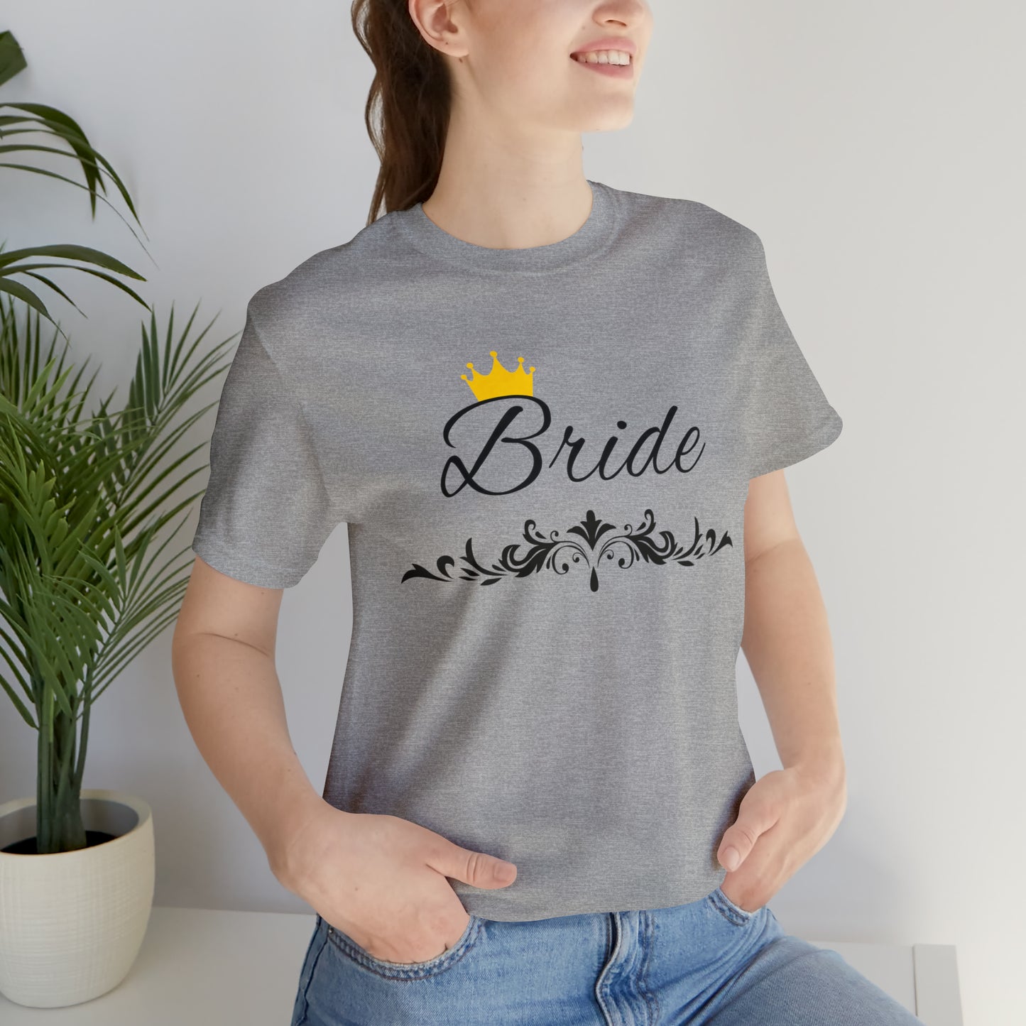 Crowned Bride T-Shirt - Hand-Written Typography