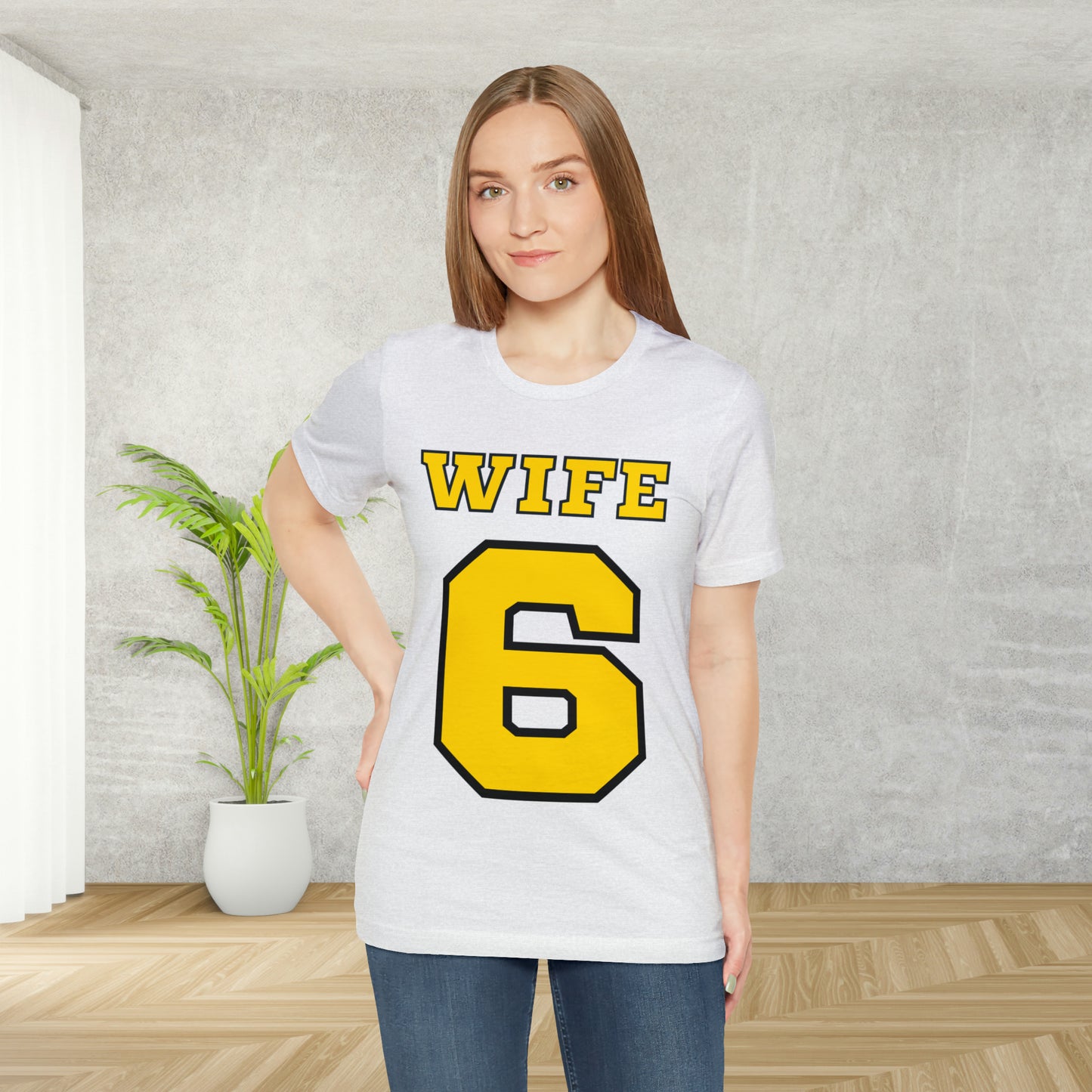 Match Made in Love:  Wife 6 - Sports-inspired Women's Tee, Winning Together