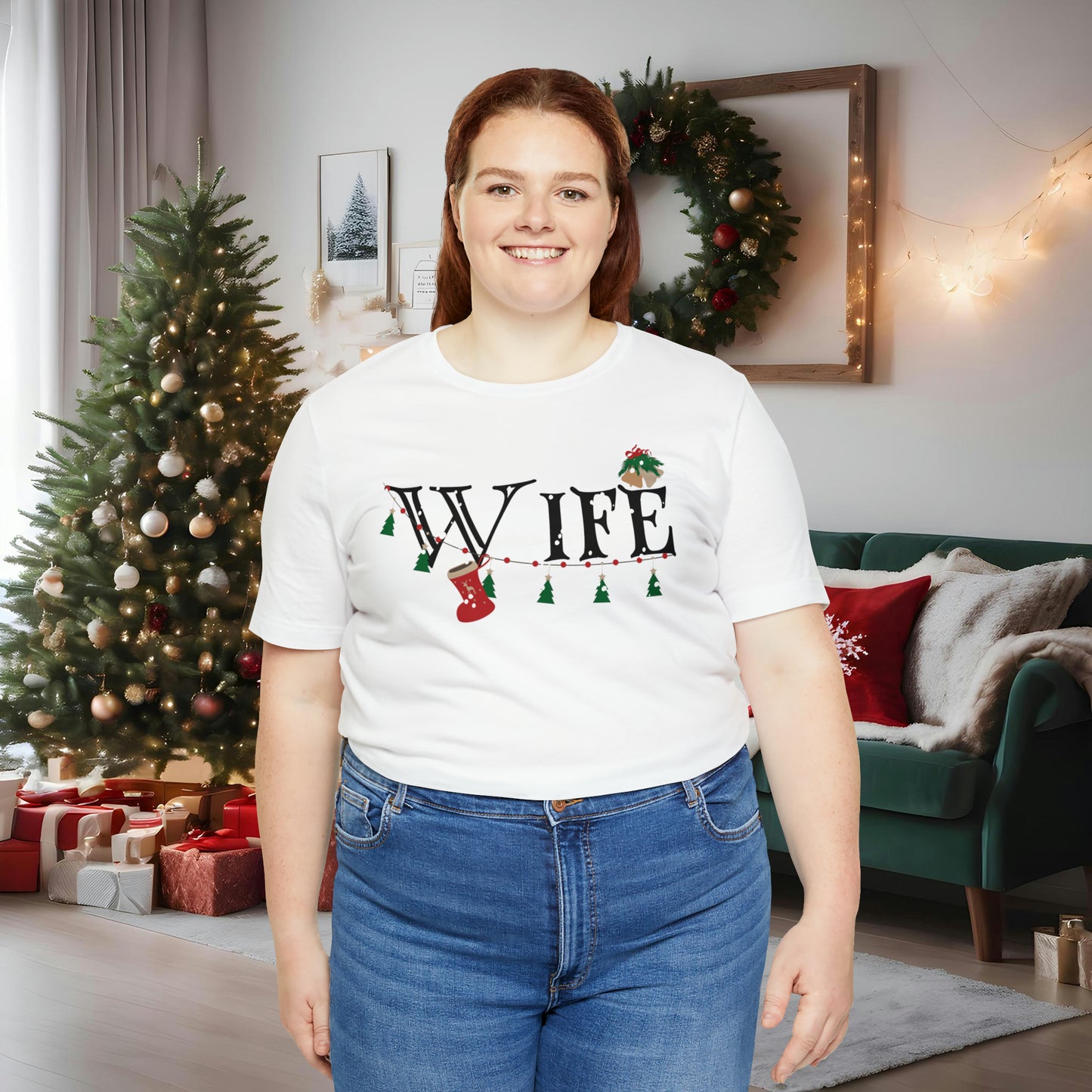 Wife Shirt - Christmas Decor under Snowfall