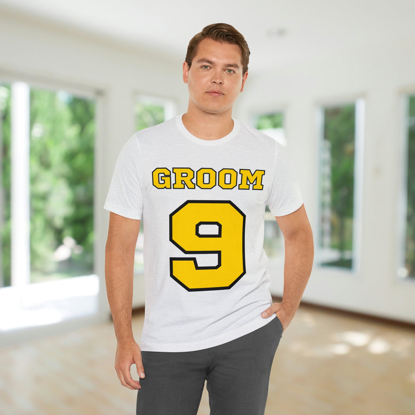 Match Made in Love:  Groom 9 - Sports-inspired Men's Tee, Winning Together