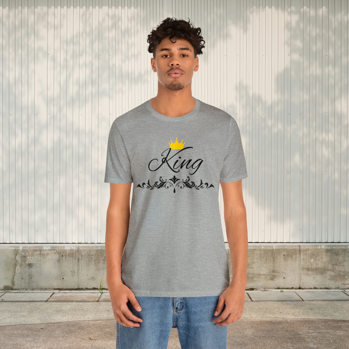 Crowned King T-Shirt - Hand-Written Typography