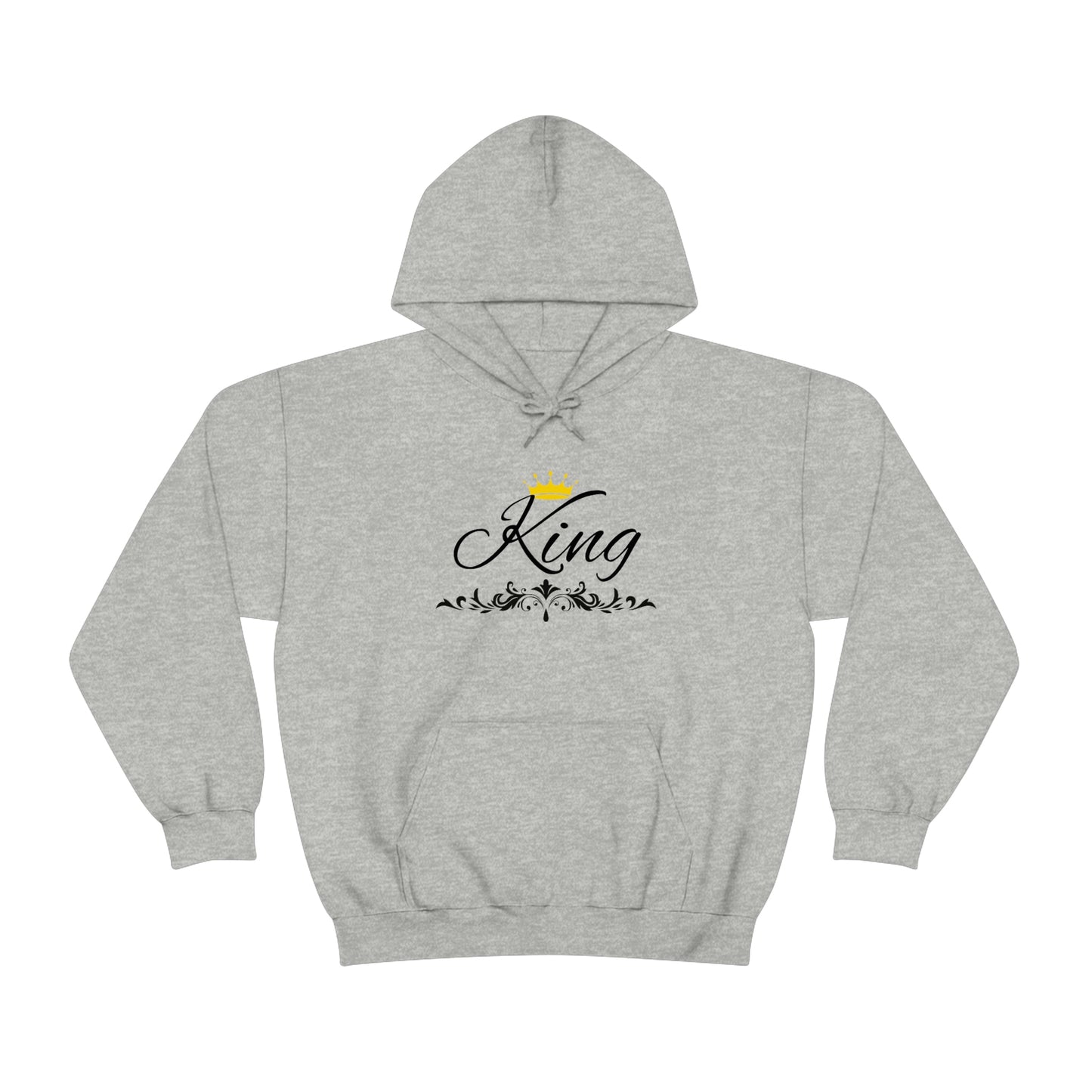 King (Decorated Underline) Men's Hoodie