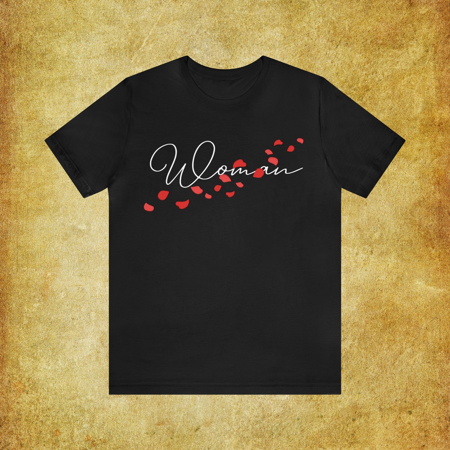 Woman's Hand-Written Typography T-Shirt - Stylish Couple Apparel