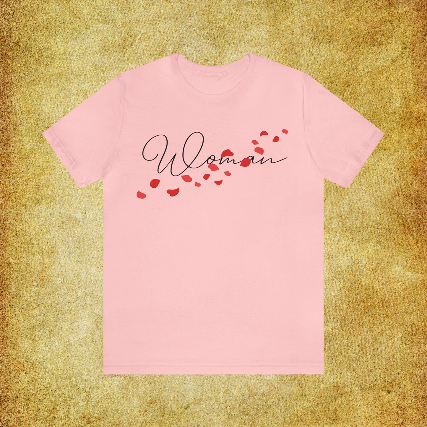 Woman's Hand-Written Typography T-Shirt - Stylish Couple Apparel