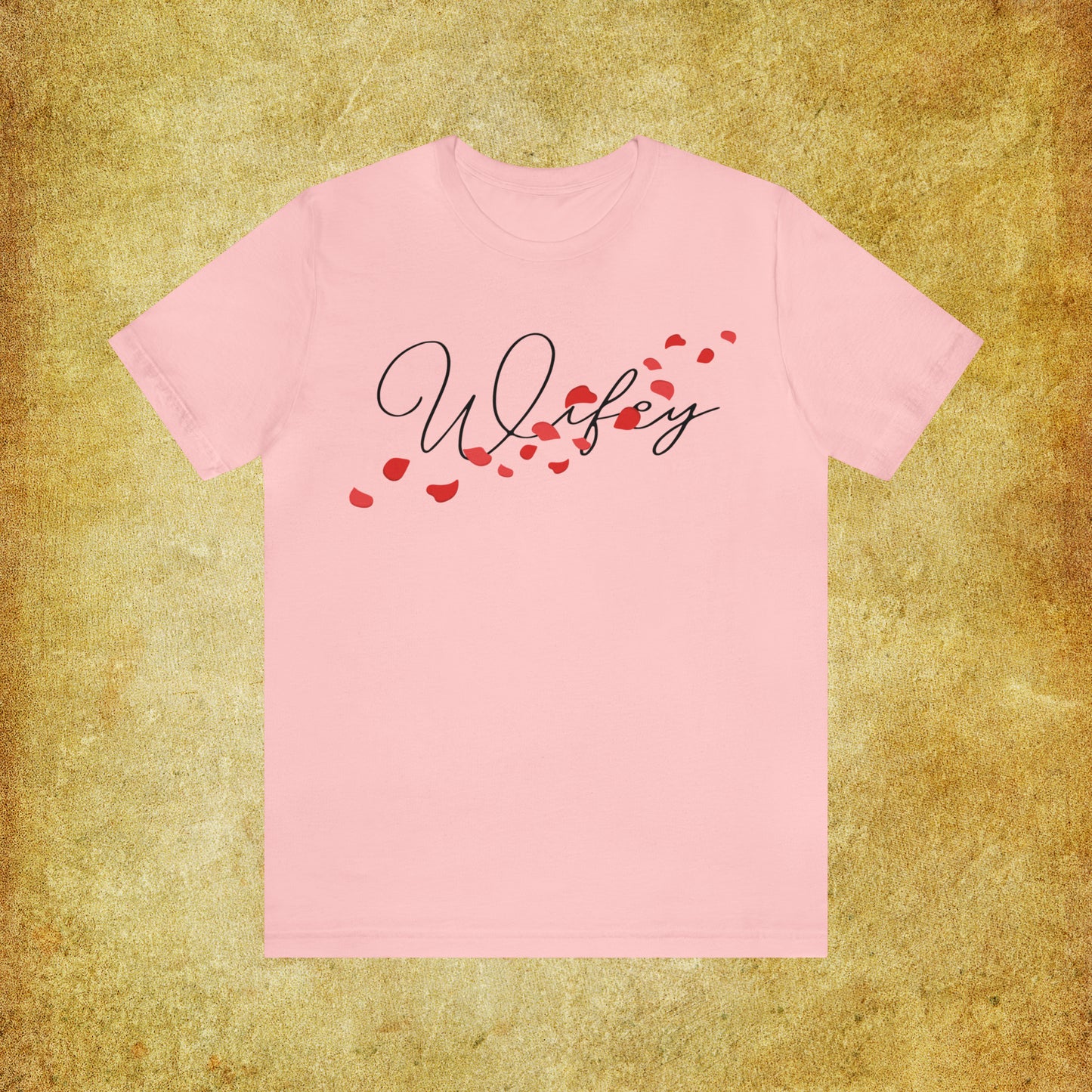 Wifey's Hand-Written Typography T-Shirt - Stylish Couple Apparel